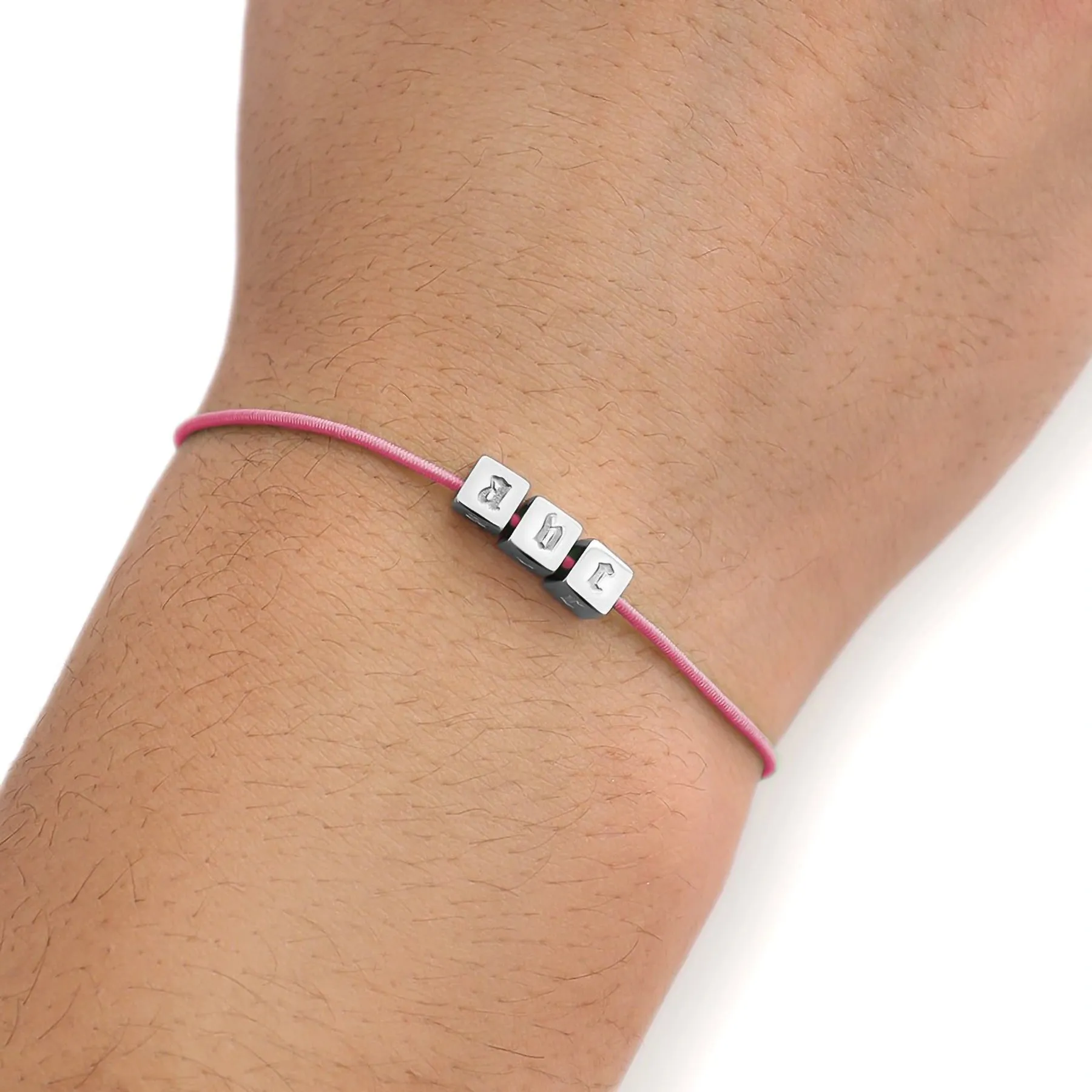Elastic Threaded Cord 1mm 10" Bracelet sold by Hard Jewelry product image thumbnail 5