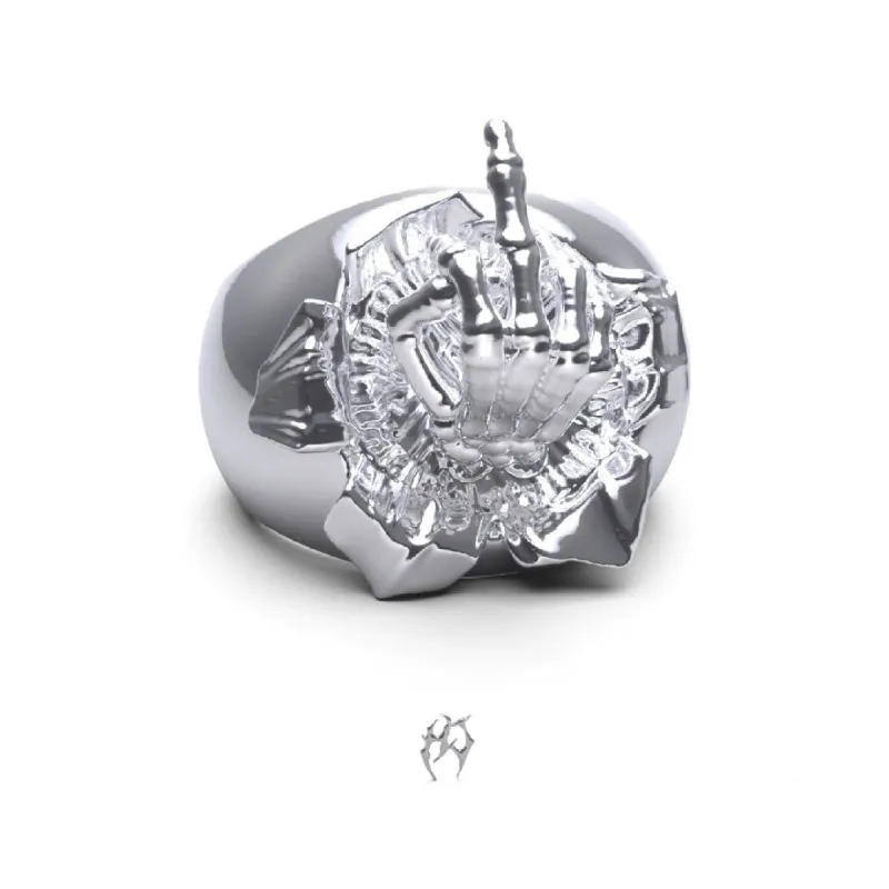 FLIP OFF RING sold by Hard Jewelry