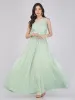 Lilith Floral Embellished Maxi Dress in Mint sold by Lace & Beads