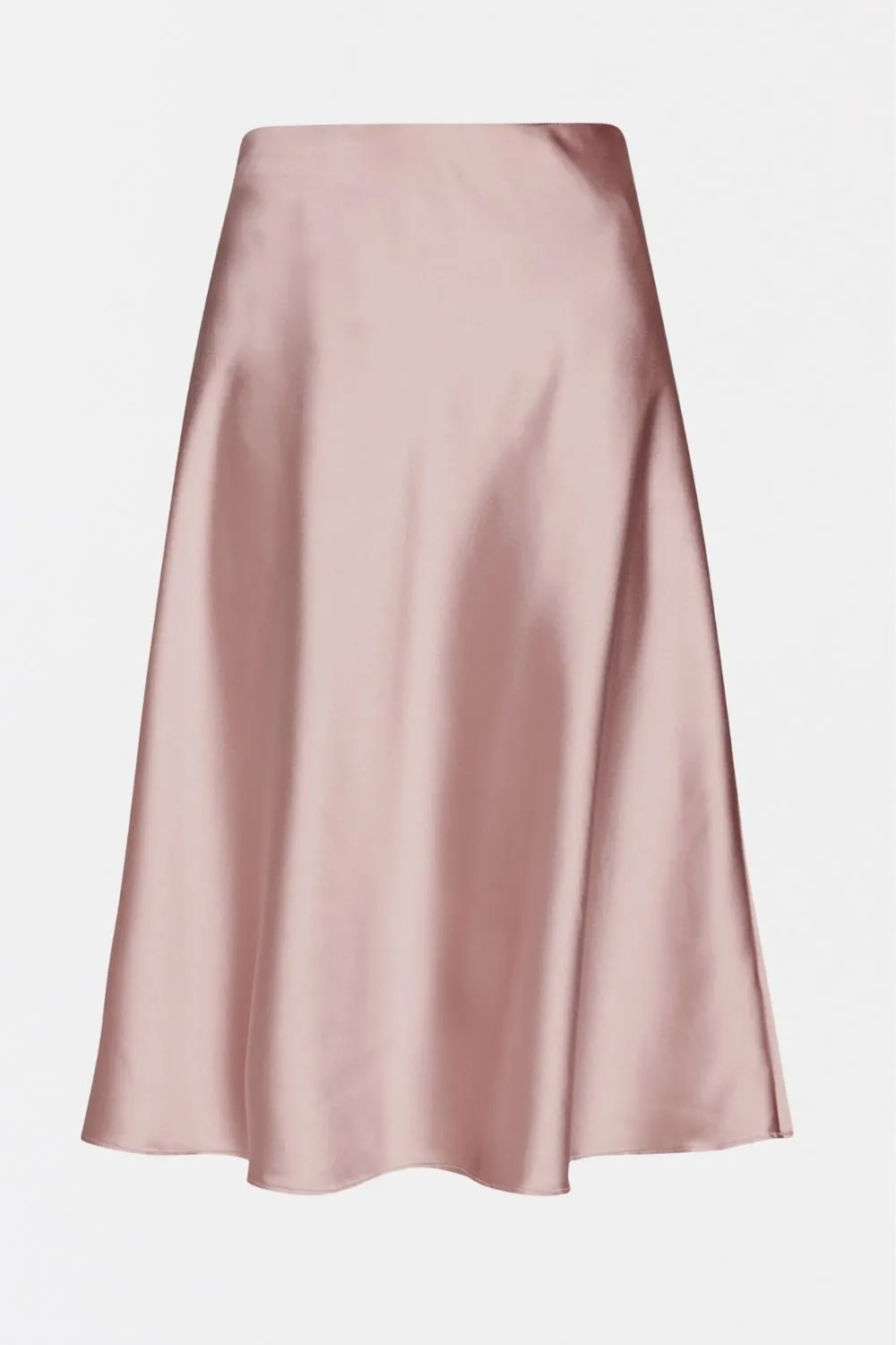 Sophie Pink Satin Skirt sold by Lace & Beads product image thumbnail 2