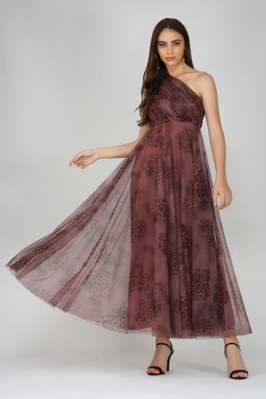 Naiara Maxi Dress in Leopard Print made by Lace & Beads