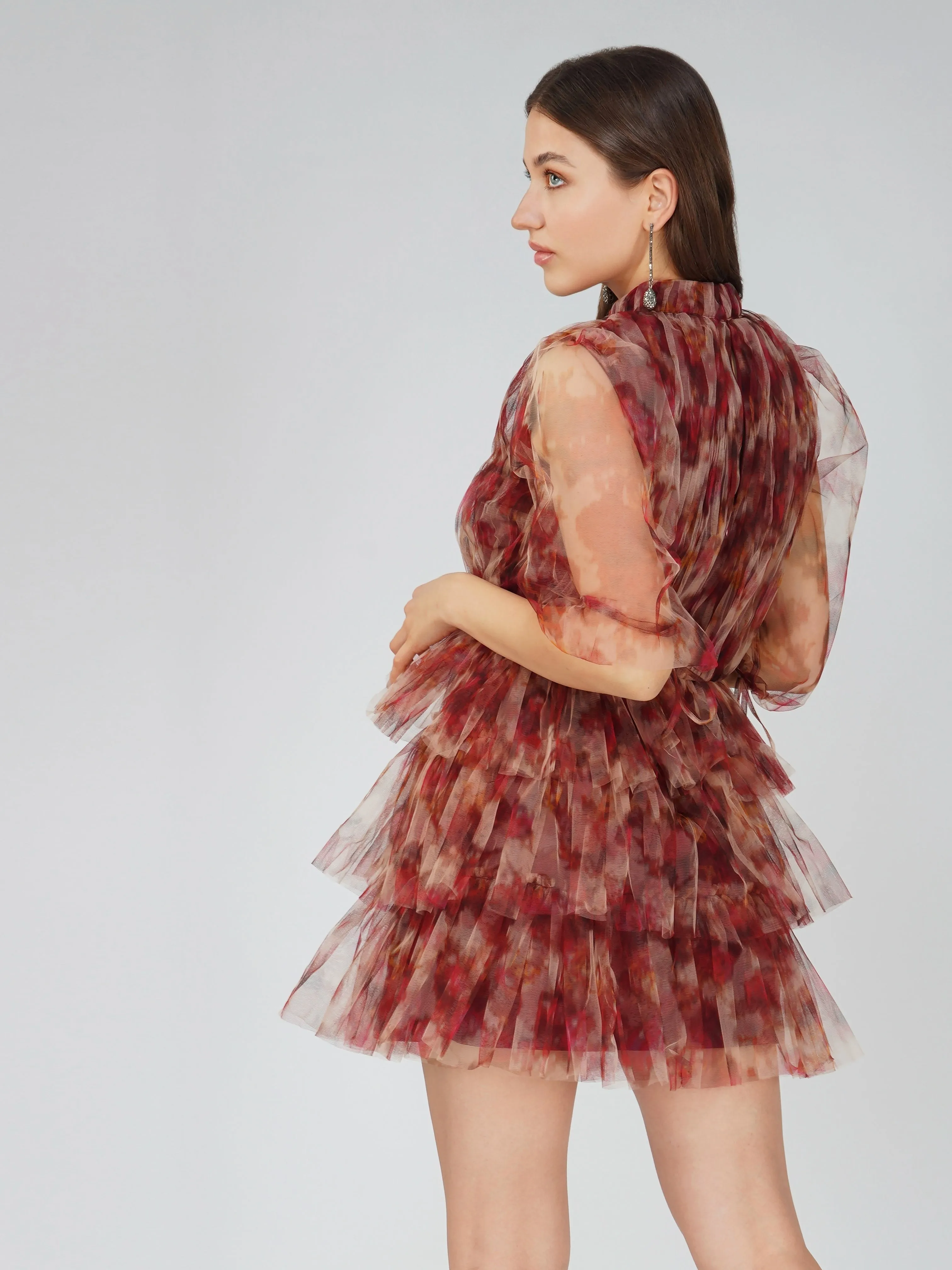 Nalani Rose Floral Mini Dress sold by Lace & Beads product image thumbnail 4