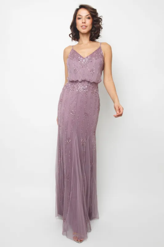 Keeva Purple Bridesmaid Dress sold by Lace & Beads