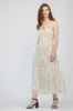 Dane Polka Dot Corset Midi Dress sold by Lace & Beads