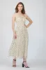 Dane Polka Dot Corset Midi Dress sold by Lace & Beads