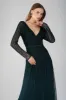 Laura Embellished Maxi Dress in Emerald Green sold by Lace & Beads