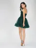 Lauren Green Tulle Mini Dress sold by Lace & Beads