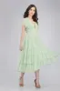 Madison Sage Green Tulle Bridesmaid Midi Dress sold by Lace & Beads