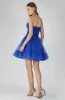 Lauren Cobalt Blue Tulle Mini Dress sold by Lace & Beads