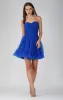 Lauren Cobalt Blue Tulle Mini Dress sold by Lace & Beads
