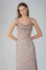 Mai Embellished Maxi Dress in Blush Pink sold by Lace & Beads