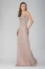 Mai Embellished Maxi Dress in Blush Pink sold by Lace & Beads