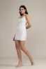 Every Embellished Mini Dress in White sold by Lace & Beads