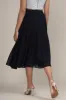 Skye Midi Skirt in Navy sold by Lace & Beads