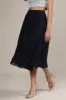 Skye Midi Skirt in Navy sold by Lace & Beads