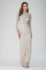 Ellis Maxi Dress in Powder Pink sold by Lace & Beads