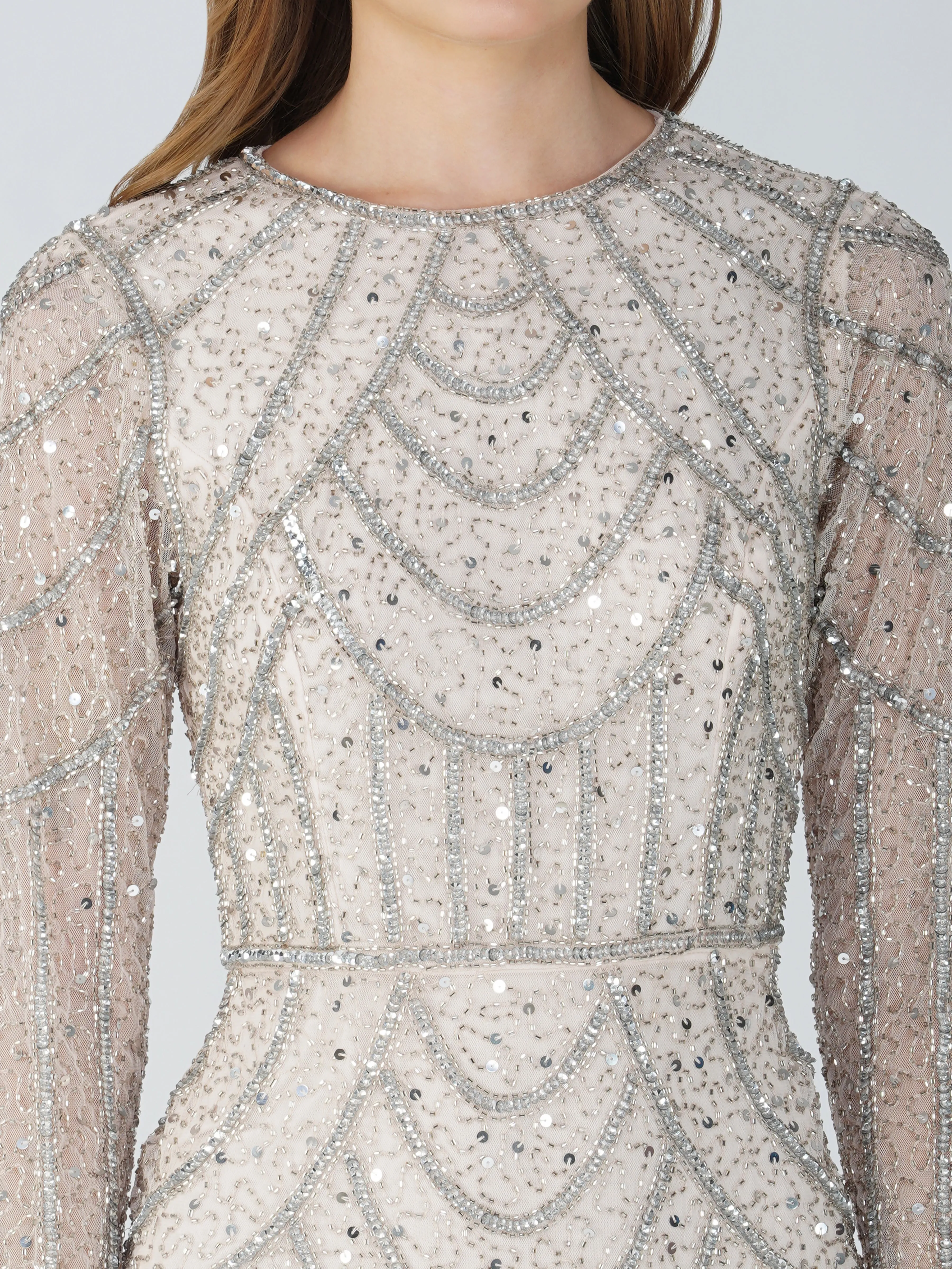 Ellis Maxi Dress in Powder Pink sold by Lace & Beads product image thumbnail 4