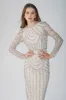 Ellis Maxi Dress in Powder Pink sold by Lace & Beads