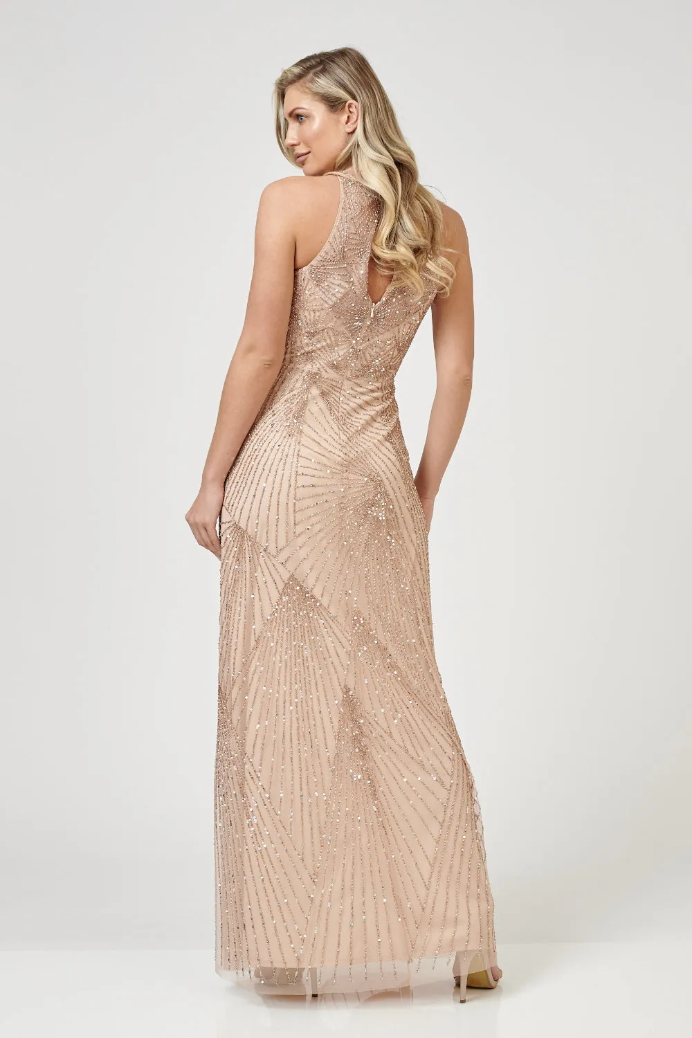 Raleigh Maxi in Champagne sold by Lace & Beads product image thumbnail 5