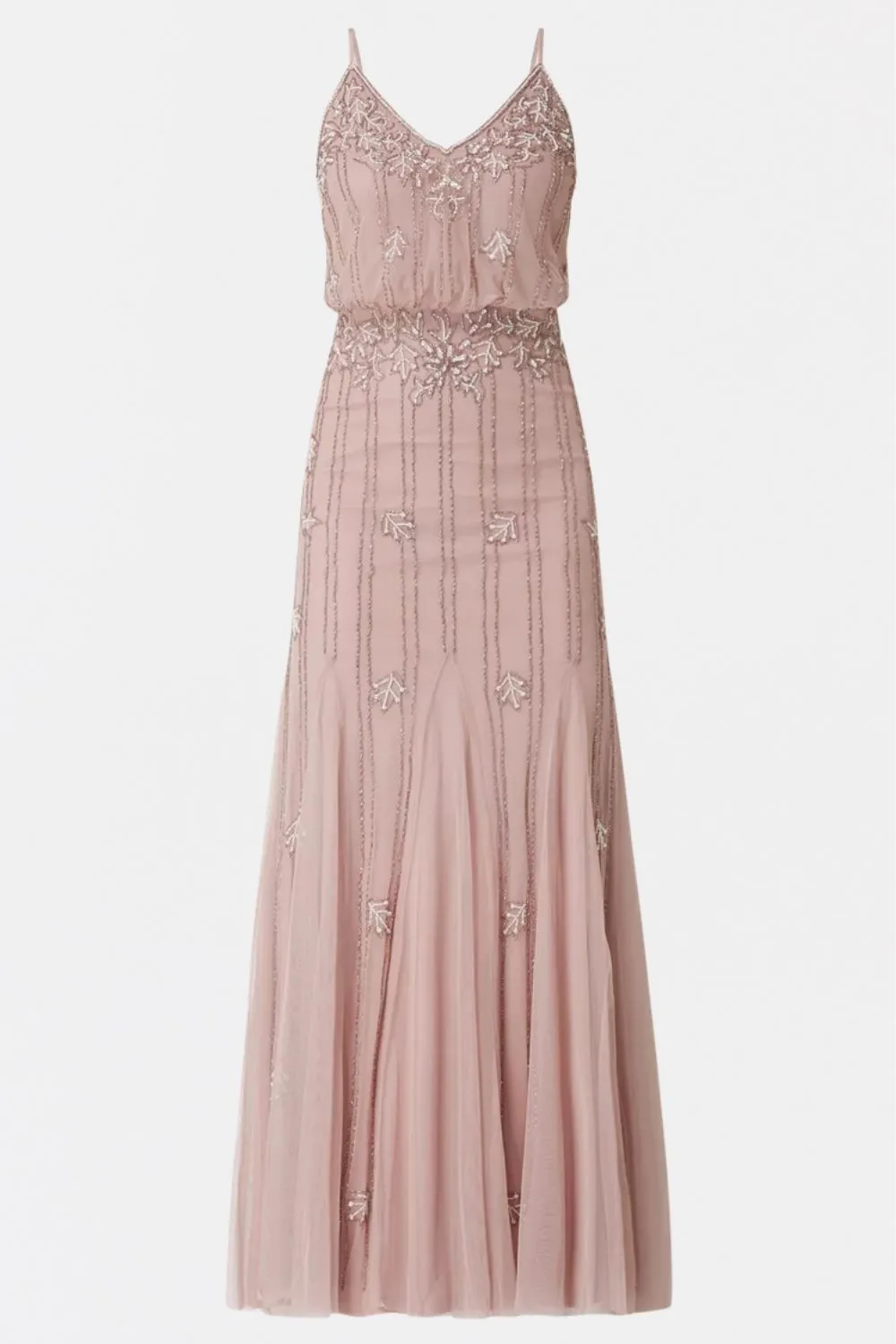 Keeva Bridesmaid Maxi in Light Mauve sold by Lace & Beads