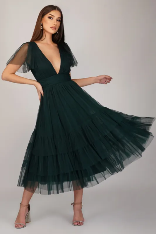 Madison Emerald Green Bridesmaid Dress sold by Lace & Beads