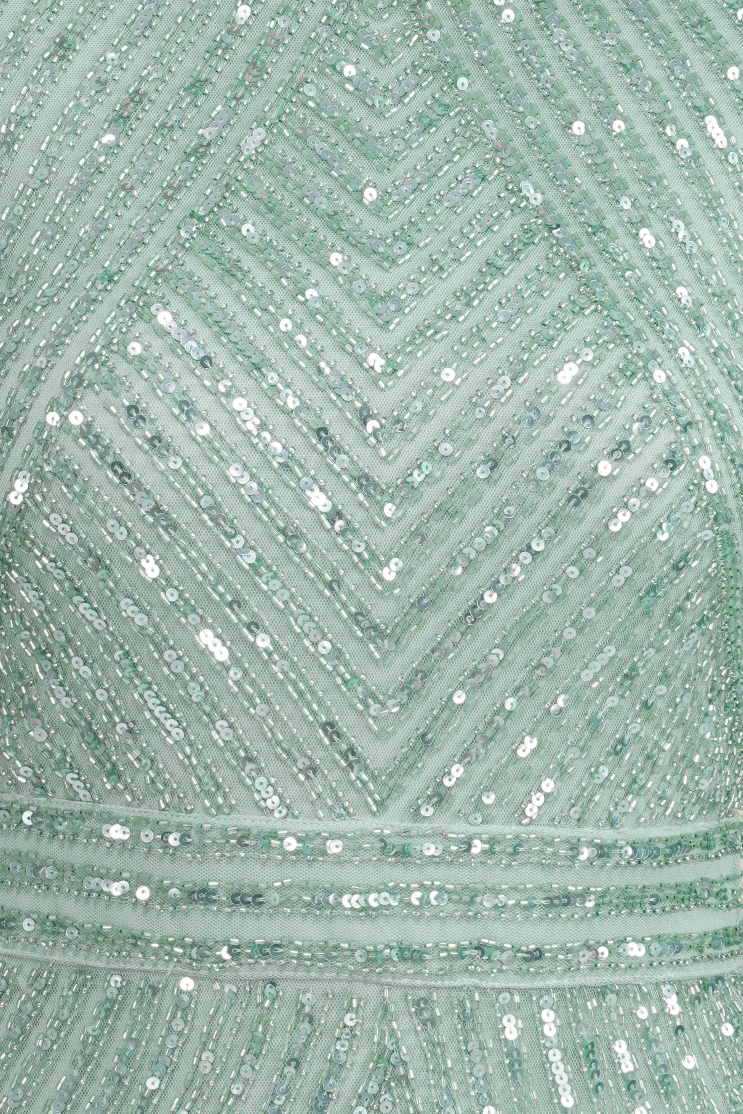 Tionara Embellished Maxi Dress in Mint sold by Lace & Beads product image thumbnail 3