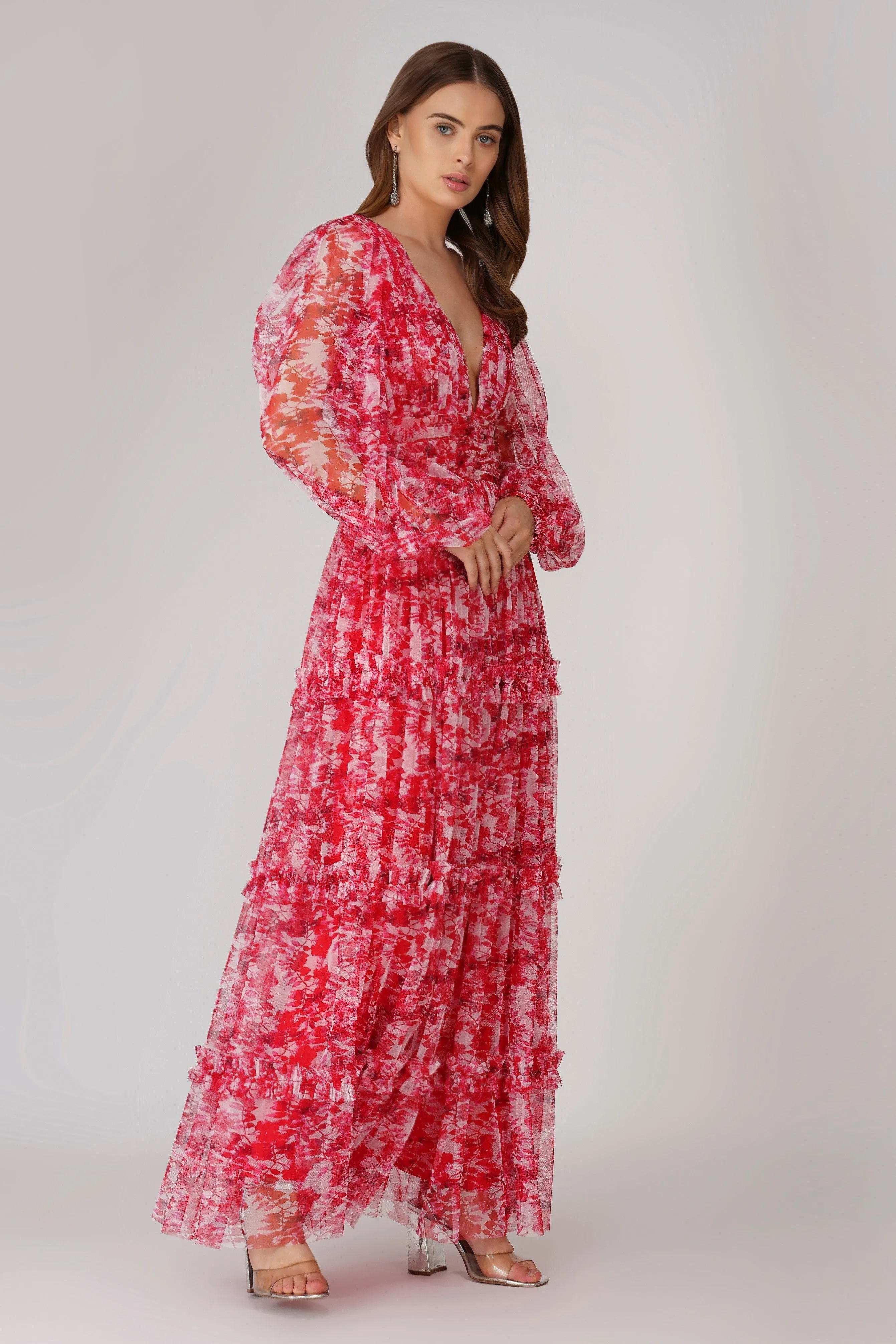 chinese dress ladies Lydia Maxi Dress  en saison