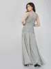 Lilith Floral Embellished Maxi Dress in Grey sold by Lace & Beads