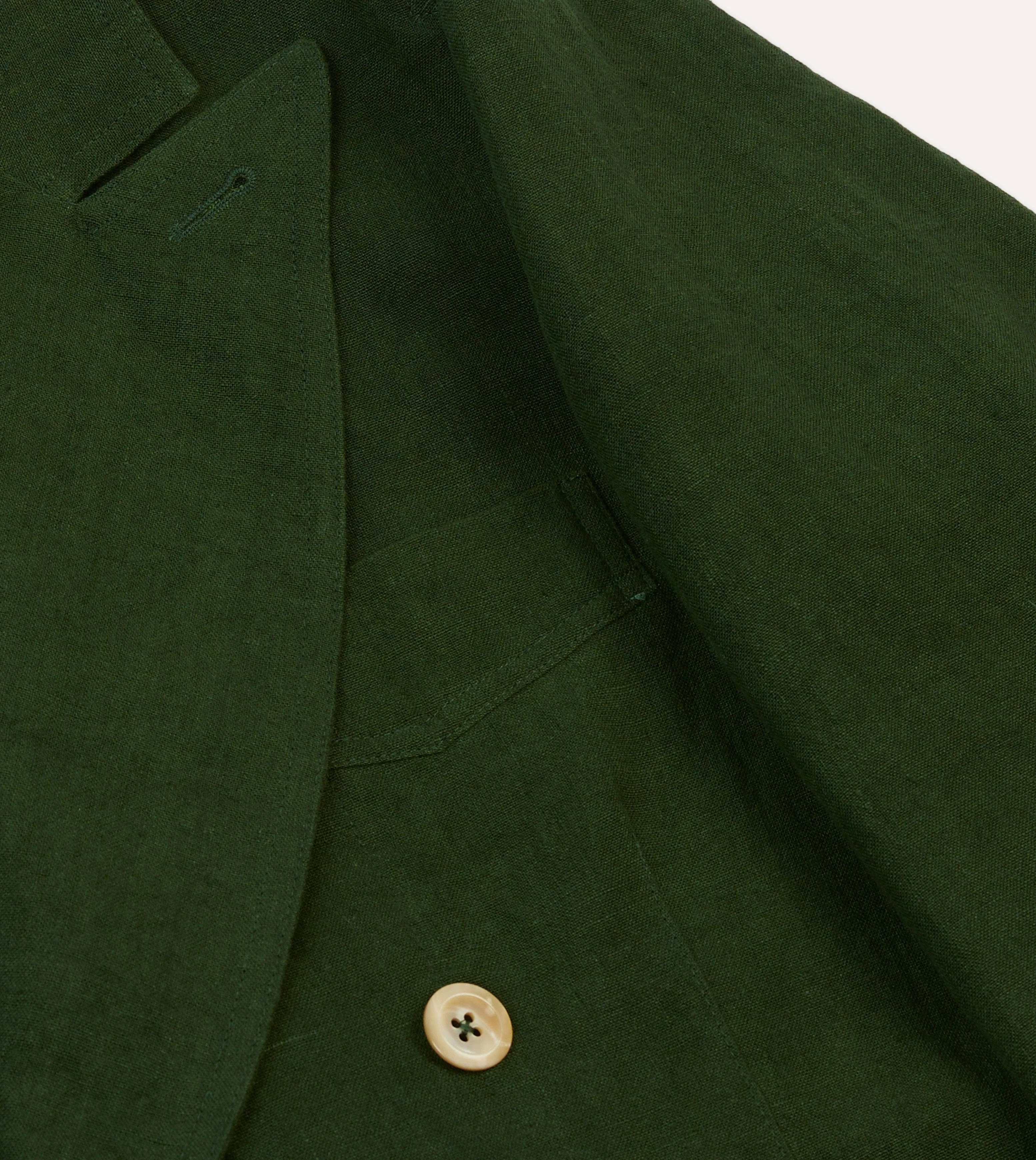 Green Linen Games Blazer Mk. III sold by Drake's London product image thumbnail 4