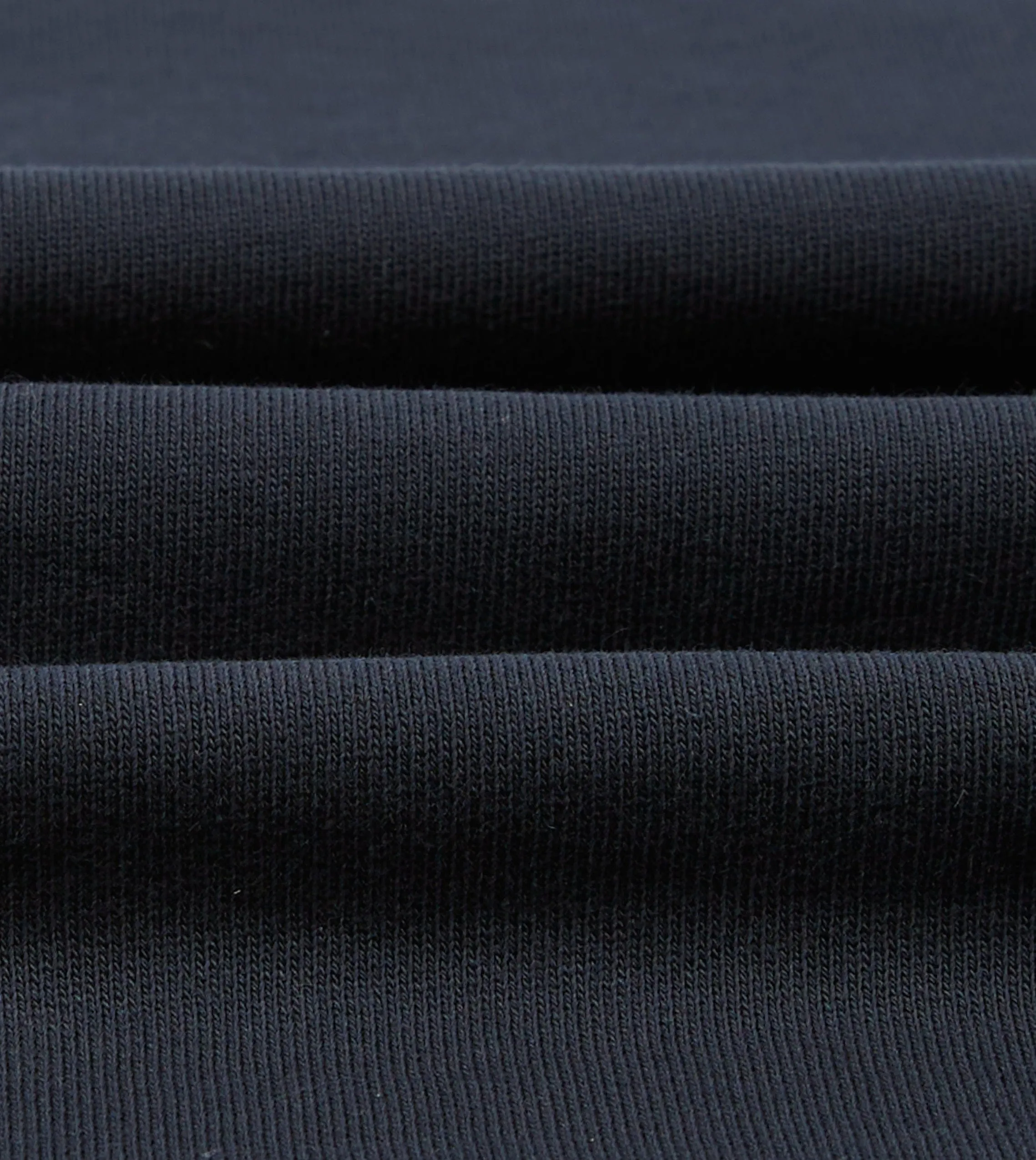 Navy Heavy Cotton Crew Neck Hiking T-Shirt sold by Drake's London product image thumbnail 2