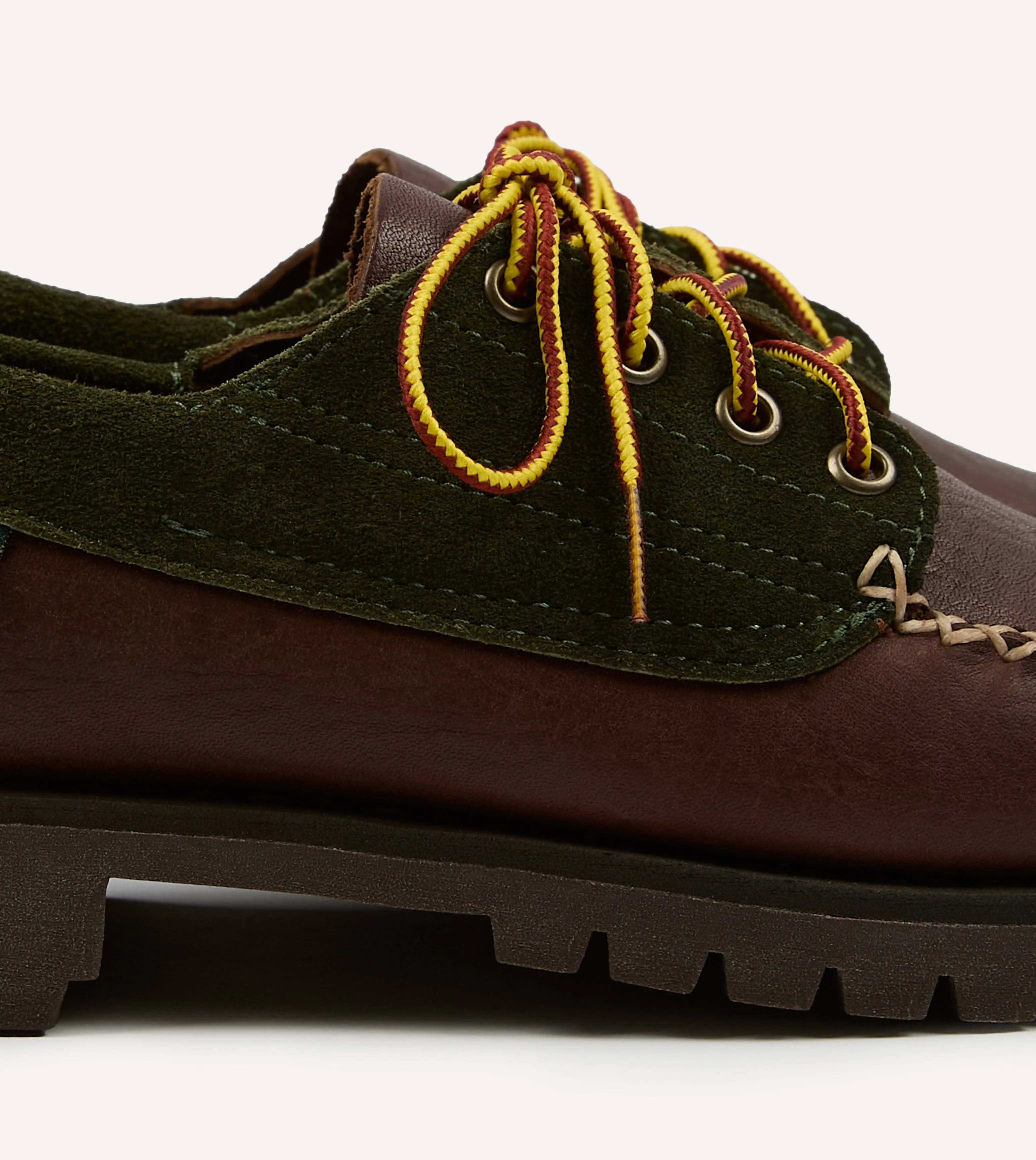 Drake's by Sebago Campsides Askook Patchwork Suede Shoe sold by Drake's London product image thumbnail 3