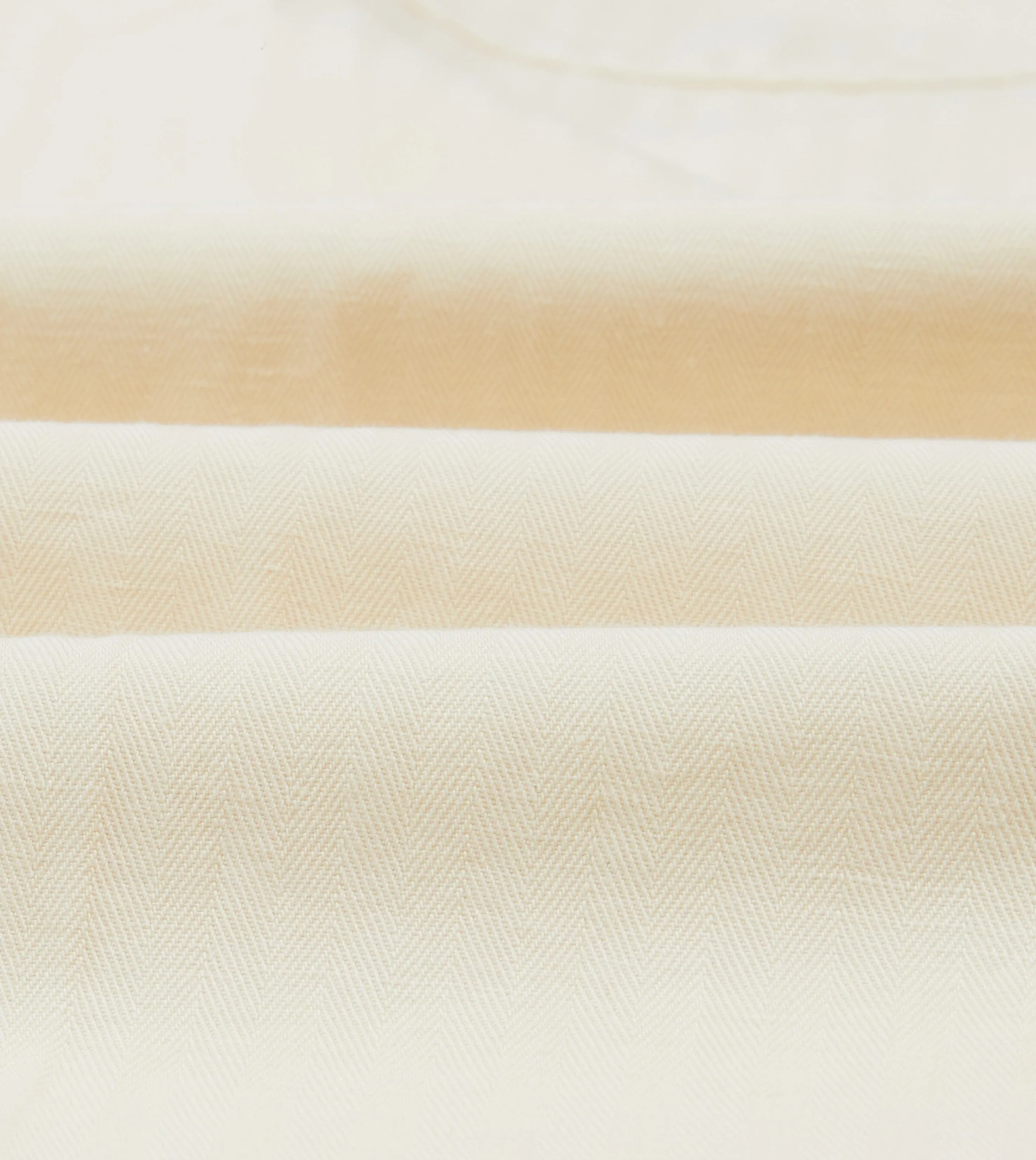 Ecru Cotton-Linen Herringbone Fatigue Trouser sold by Drake's London product image thumbnail 2