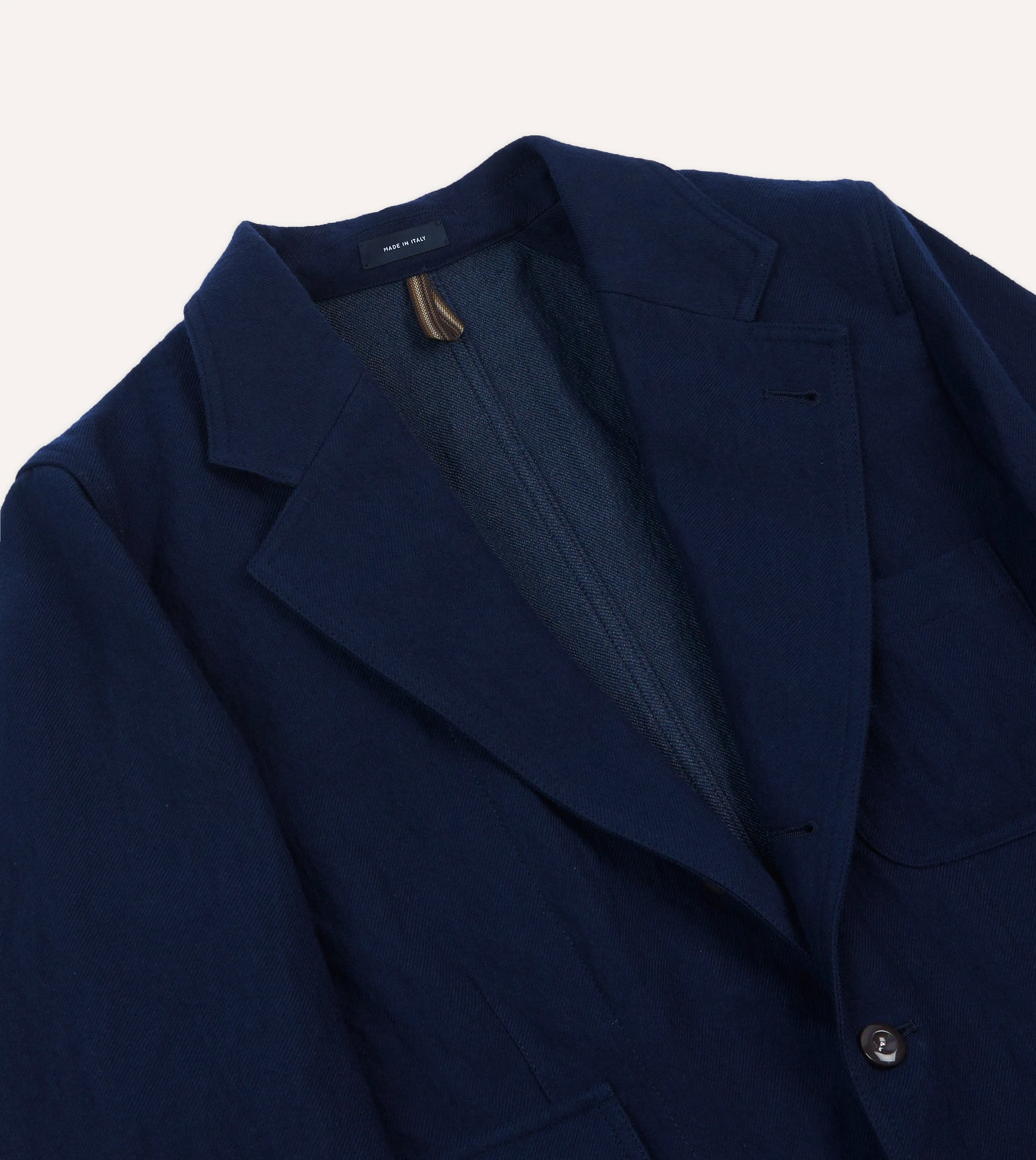 Navy Wool Games Blazer Mk. IV sold by Drake's London product image thumbnail 3
