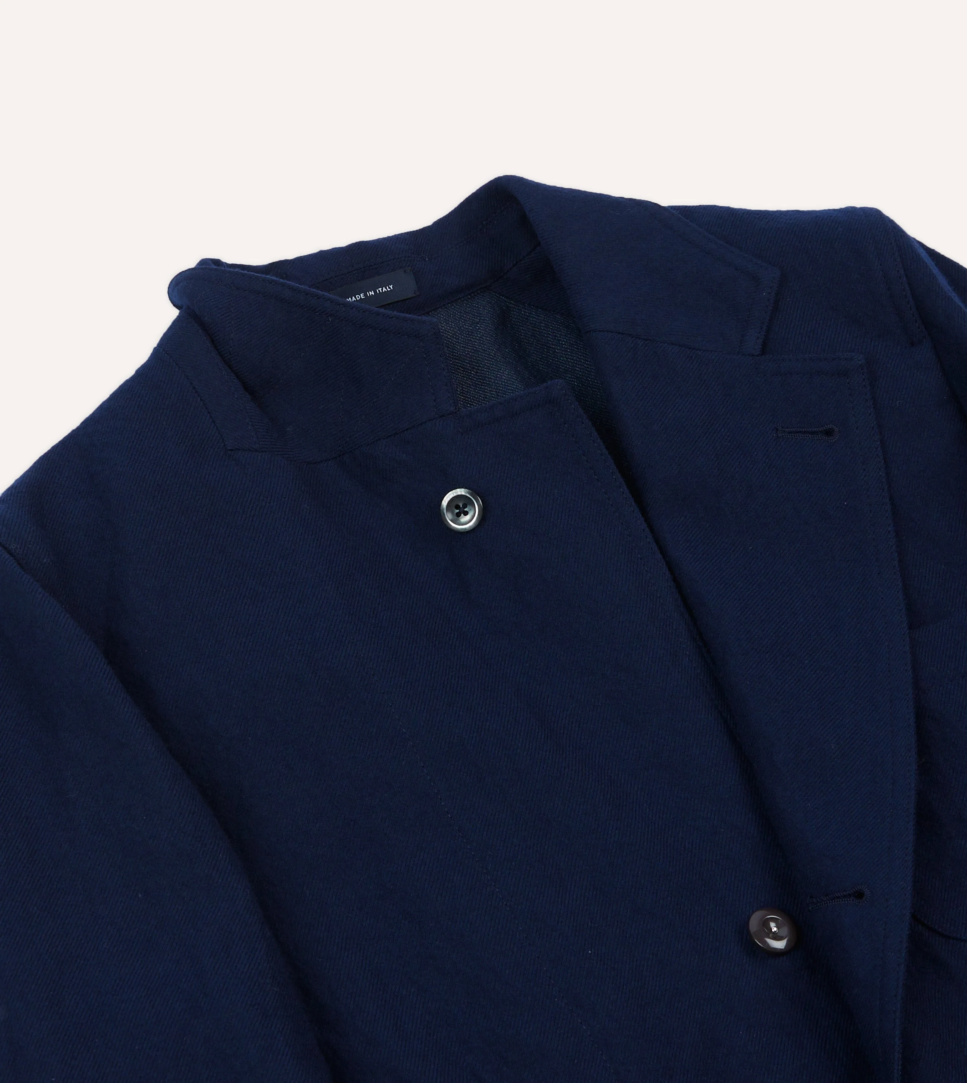 Navy Wool Games Blazer Mk. IV sold by Drake's London product image thumbnail 4