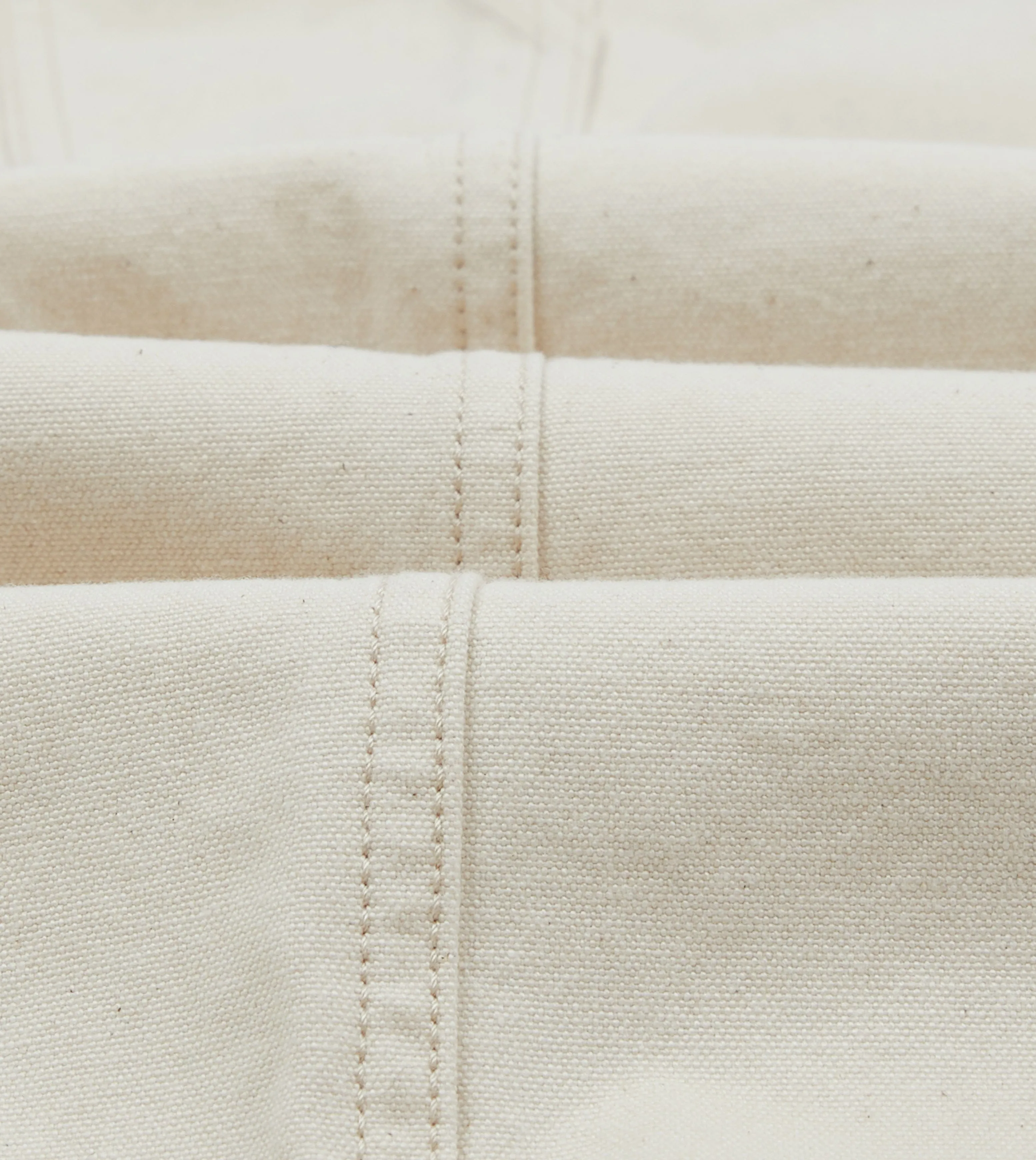 Ecru Cotton Canvas Carpenter Jeans sold by Drake's London product image thumbnail 2