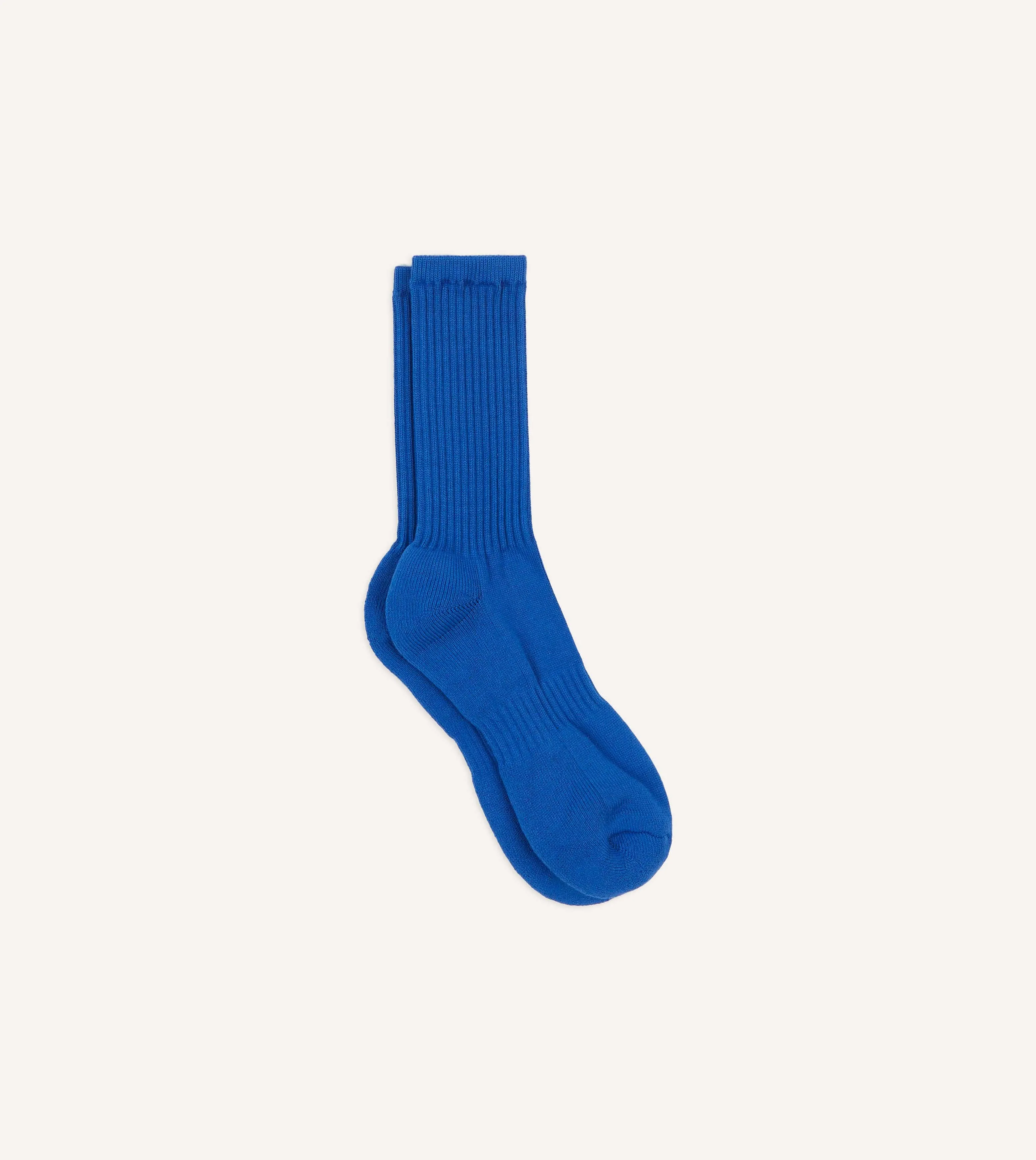 Blue Cotton Sports Socks sold by Drake's London