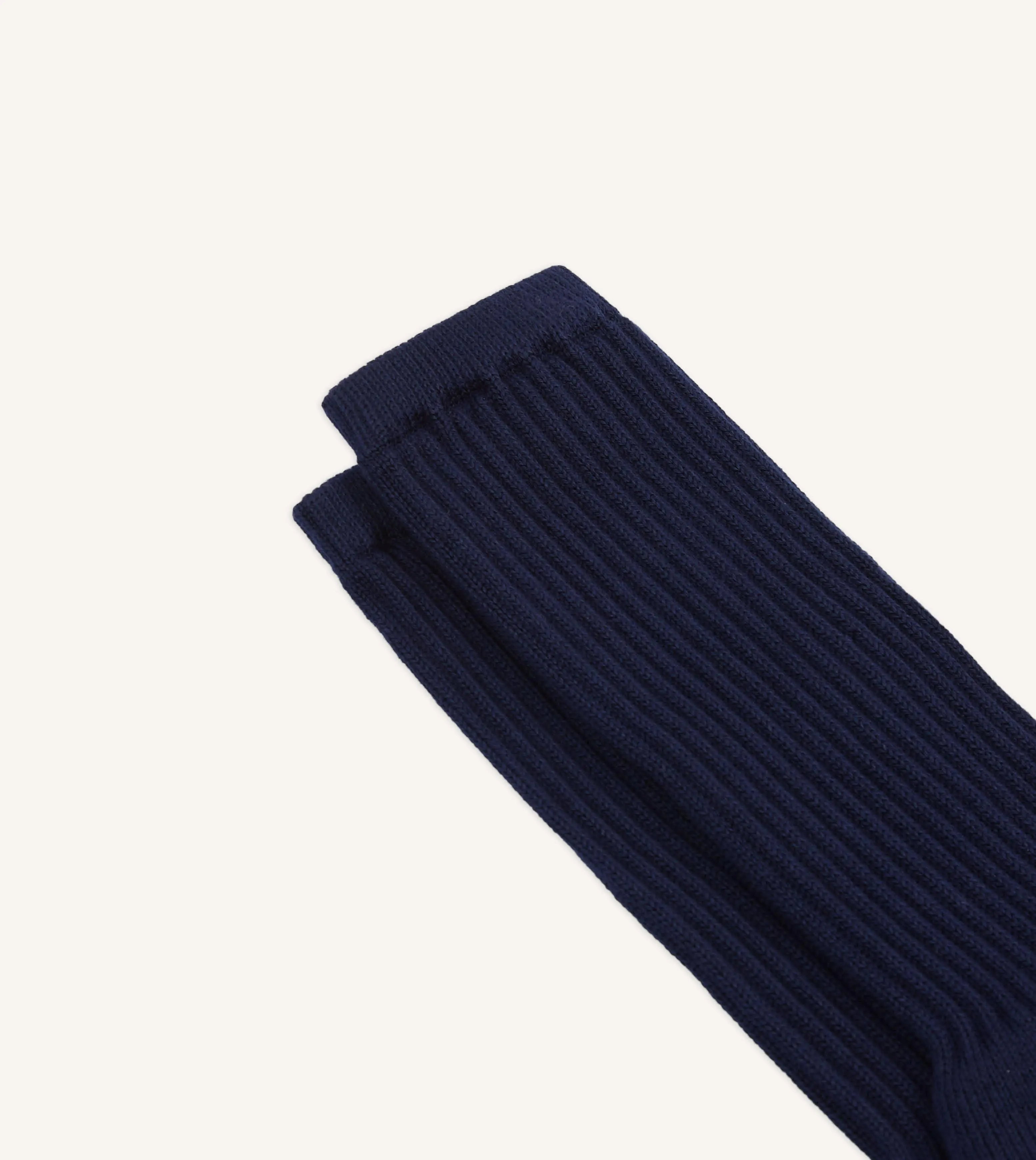 Navy Cotton Sports Socks sold by Drake's London product image thumbnail 3