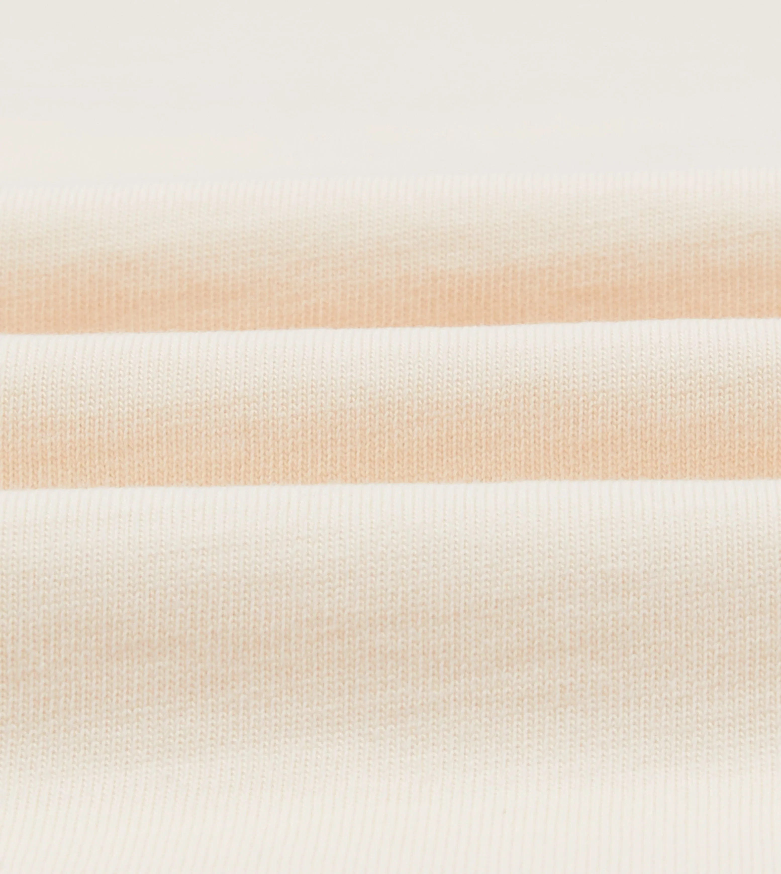 Ecru and Red Raglan Sleeve Hiking T-Shirt sold by Drake's London product image thumbnail 2