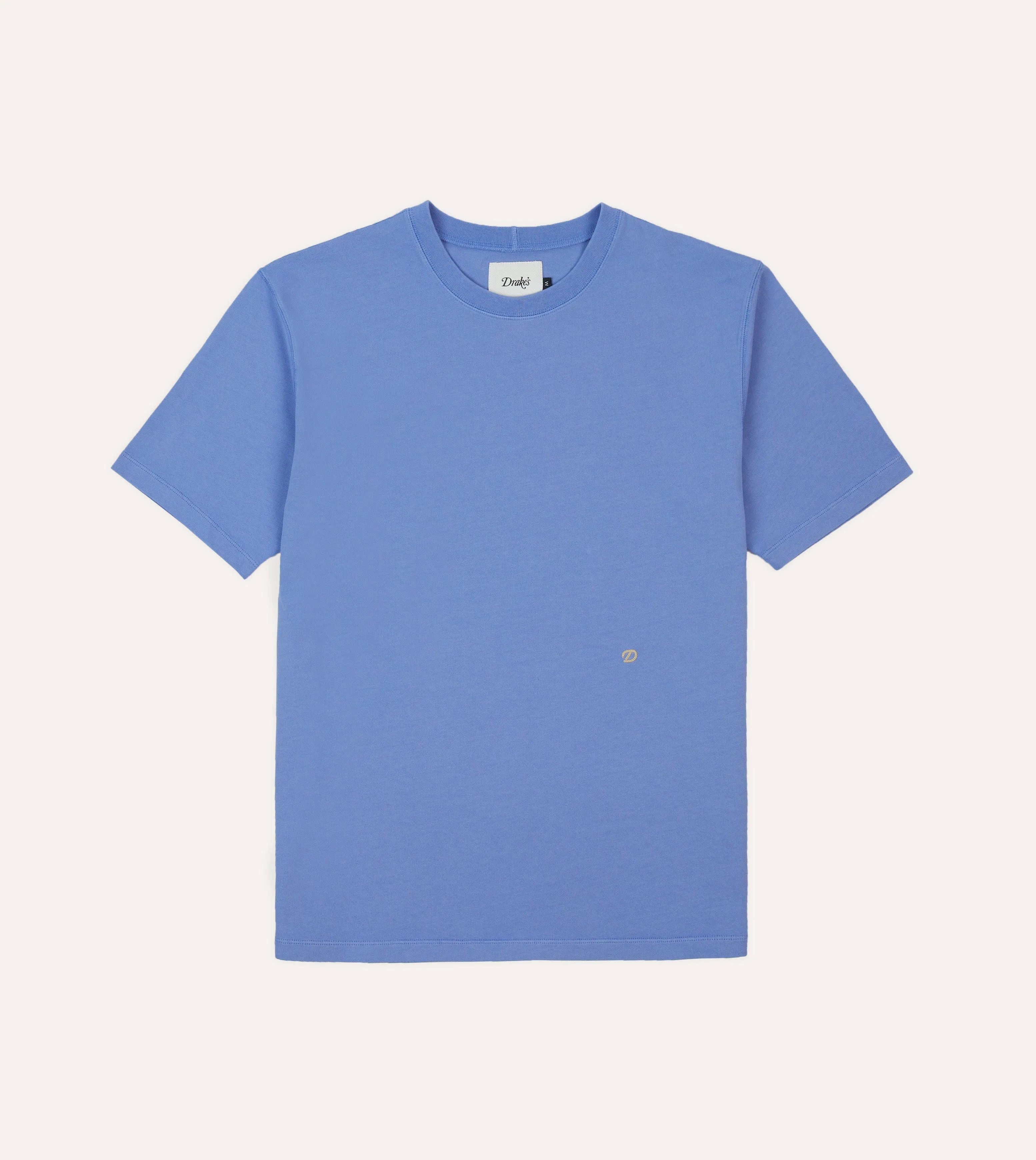 Lavender Chainstitch Short-Sleeve Hiking T-Shirt sold by Drake's London