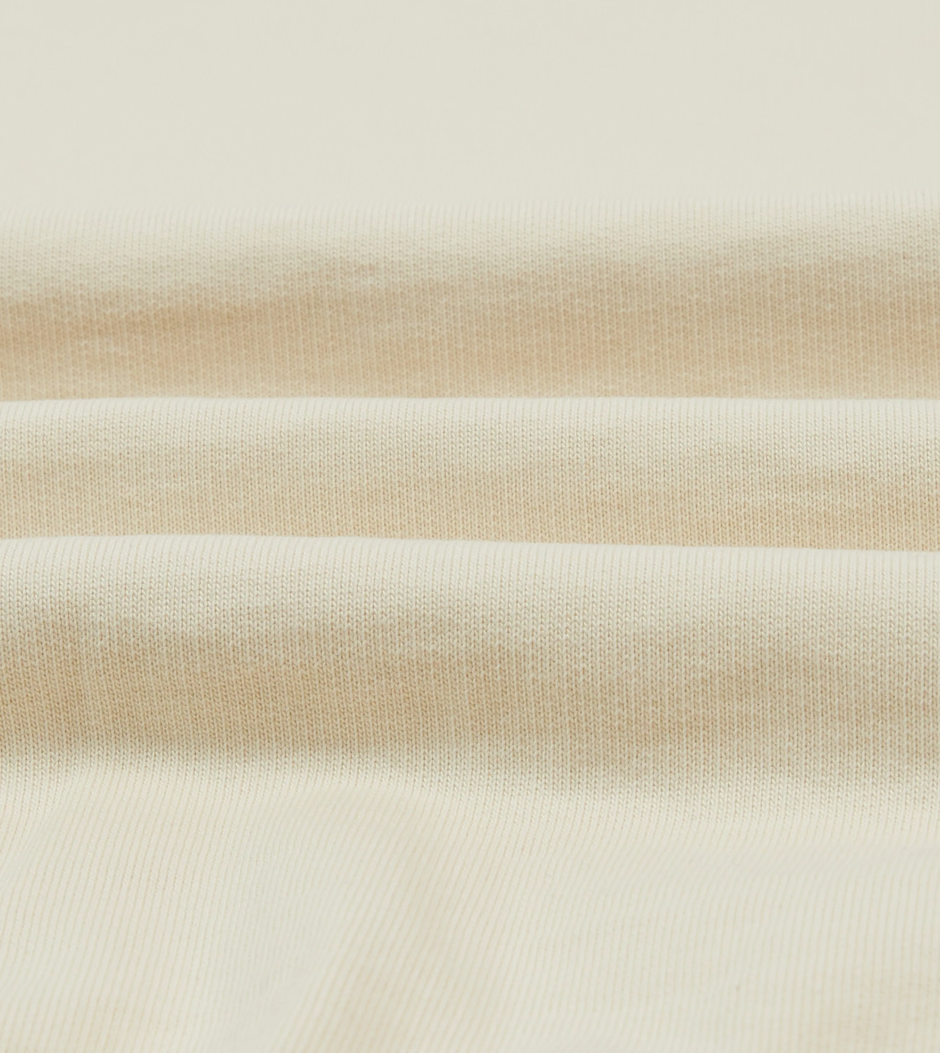 Ecru, Navy and Yellow Striped Rib Cotton Jersey Sweatshirt sold by Drake's London product image thumbnail 2