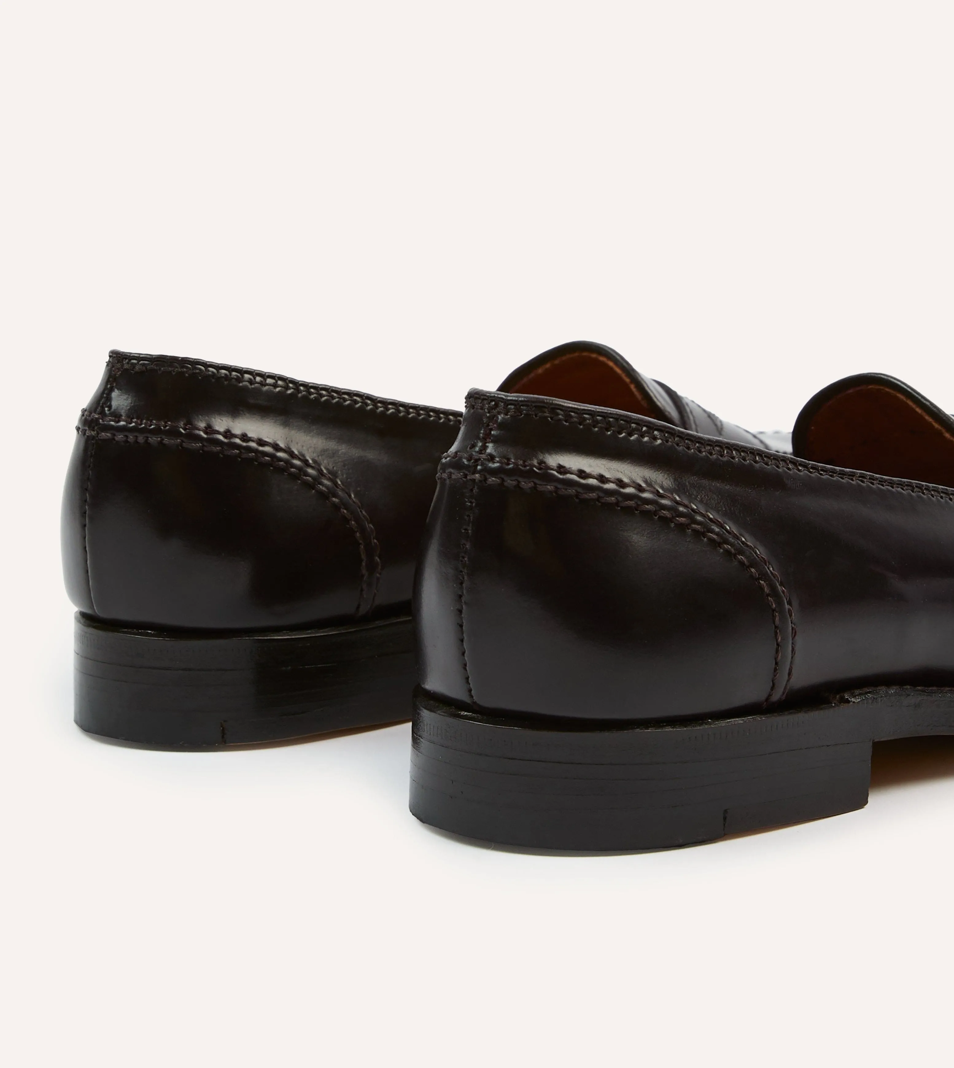 Alden Burgundy Cordovan Full Strap Loafer sold by Drake's London product image thumbnail 5