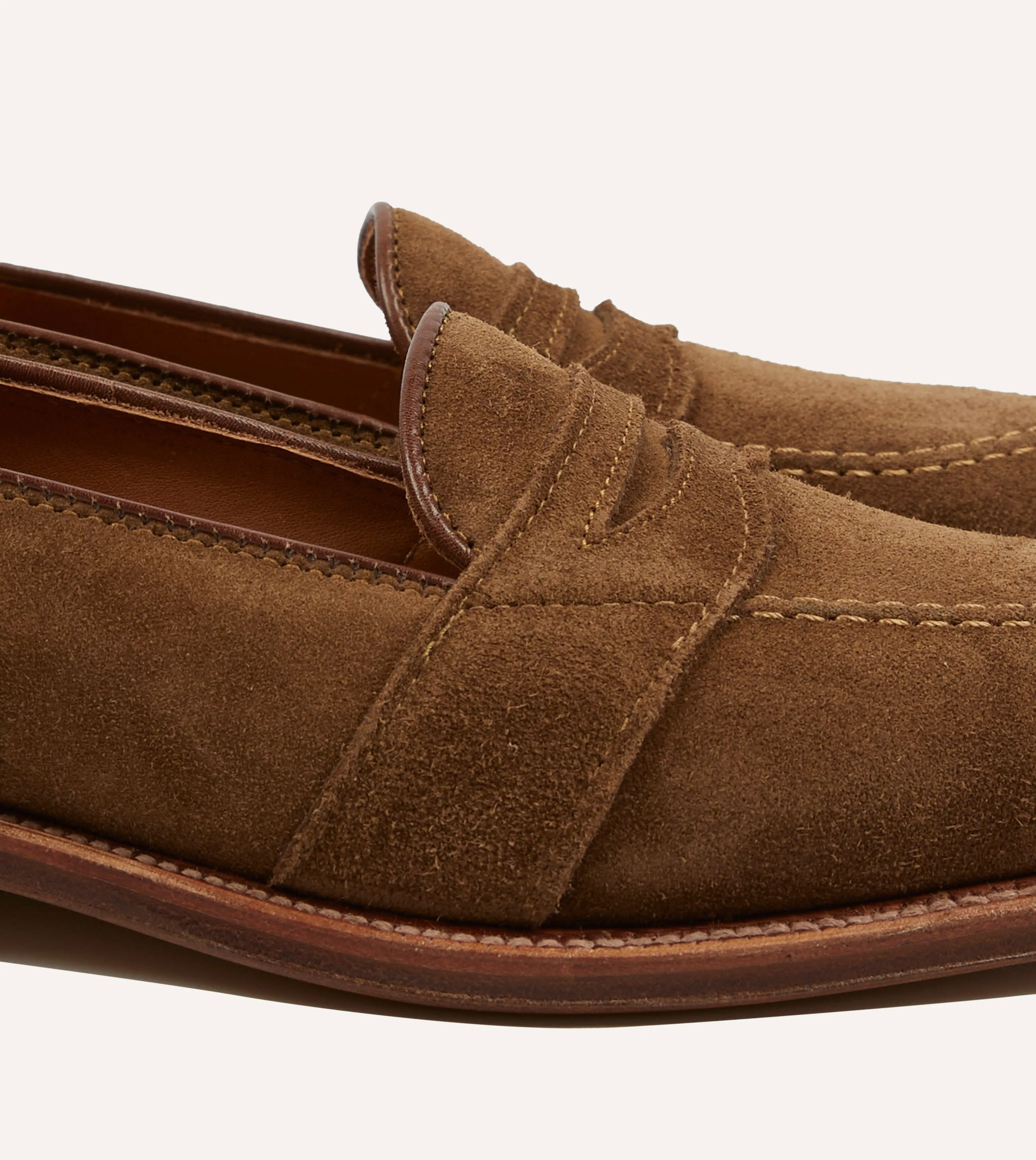 Alden Snuff Suede Full Strap Loafer sold by Drake's London product image thumbnail 3