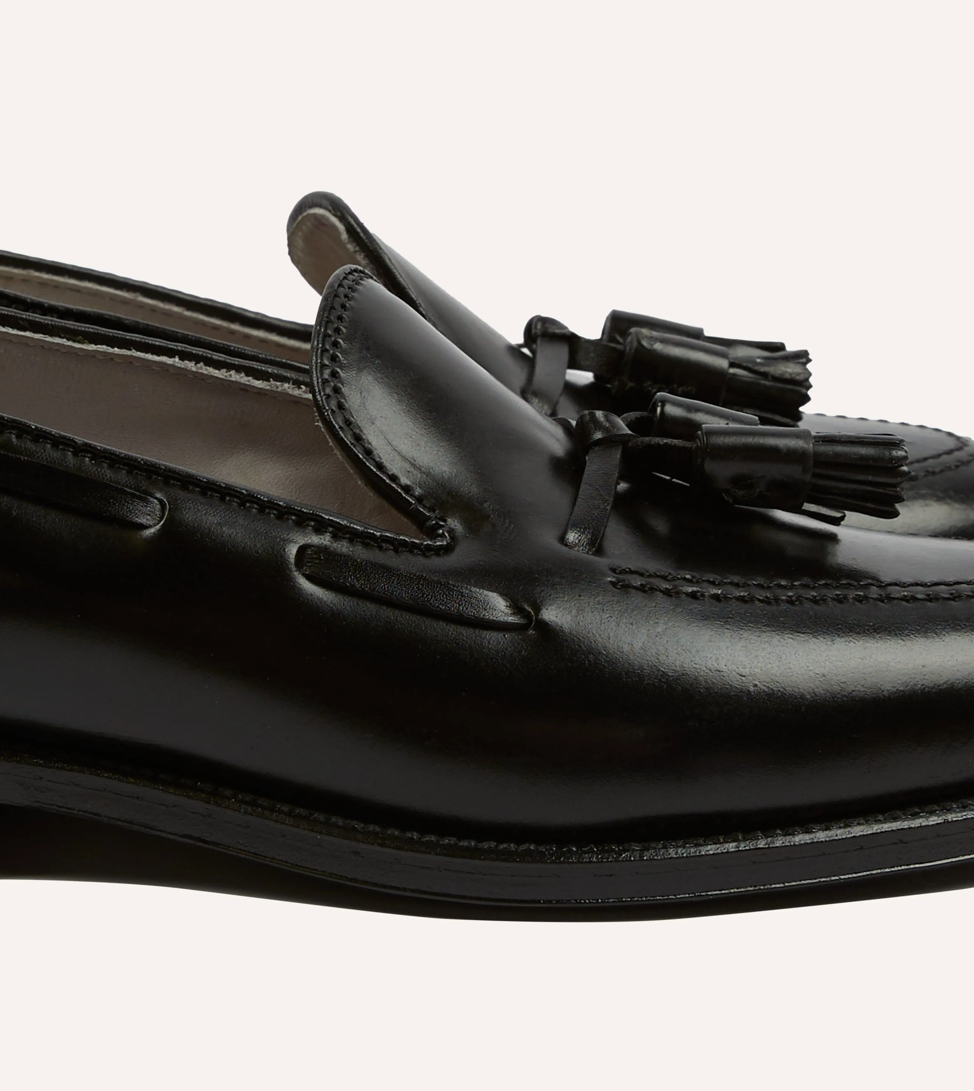 Alden Black Cordovan Tassel Loafer sold by Drake's London product image thumbnail 3