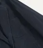 Dark Navy Heavy Cotton Twill Games Blazer Mk. I sold by Drake's London