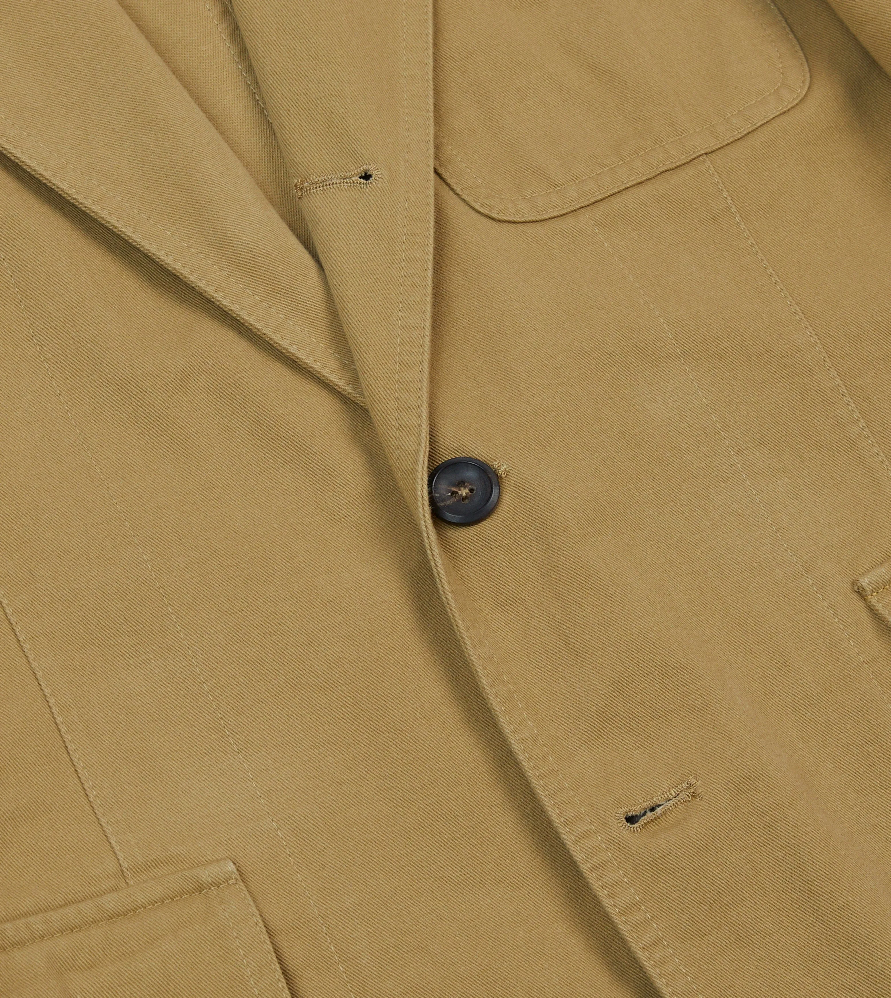 Sand Vintage Wash Cotton Games Blazer Mk. I sold by Drake's London product image thumbnail 5