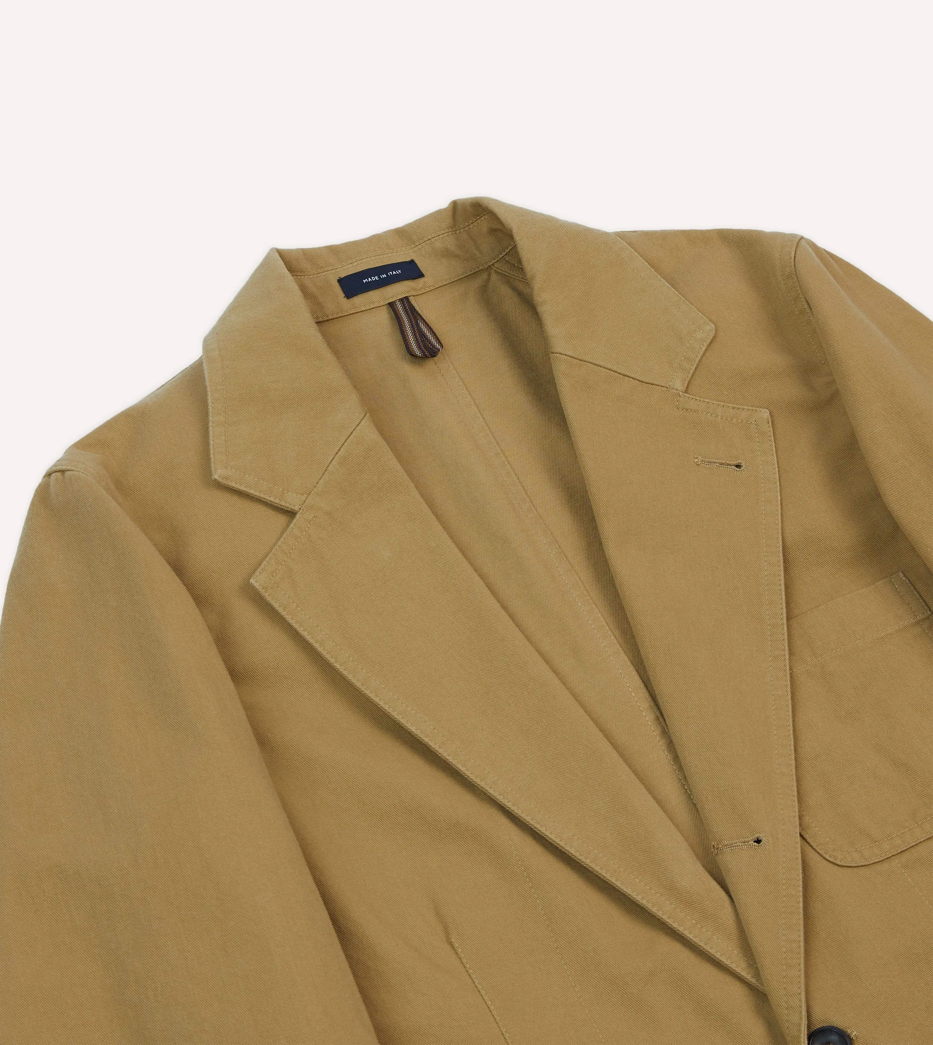 Sand Vintage Wash Cotton Games Blazer Mk. I sold by Drake's London product image thumbnail 3