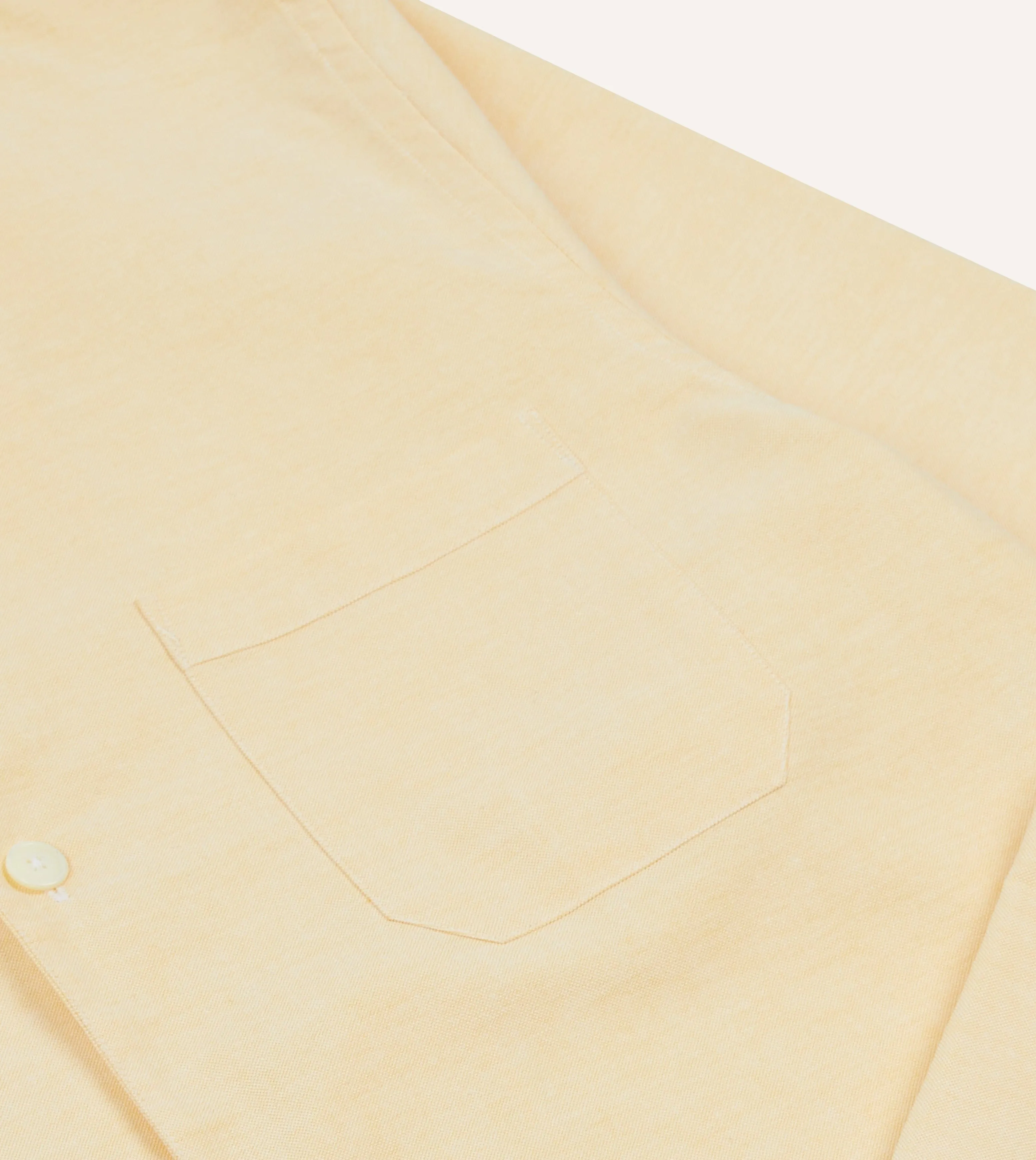 Yellow Oxford Cotton Pyjama Set sold by Drake's London product image thumbnail 5