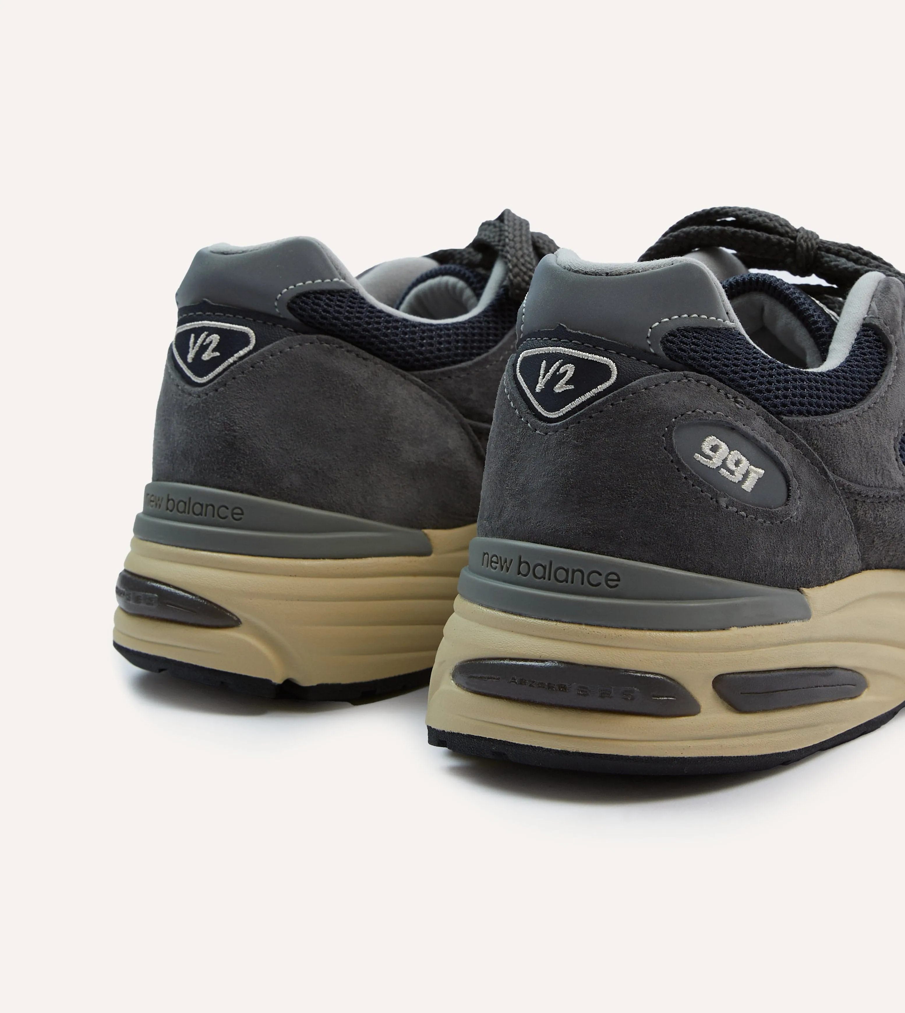 New Balance Dark Gull Grey Made in UK 991v2 Trainers sold by Drake's London product image thumbnail 5