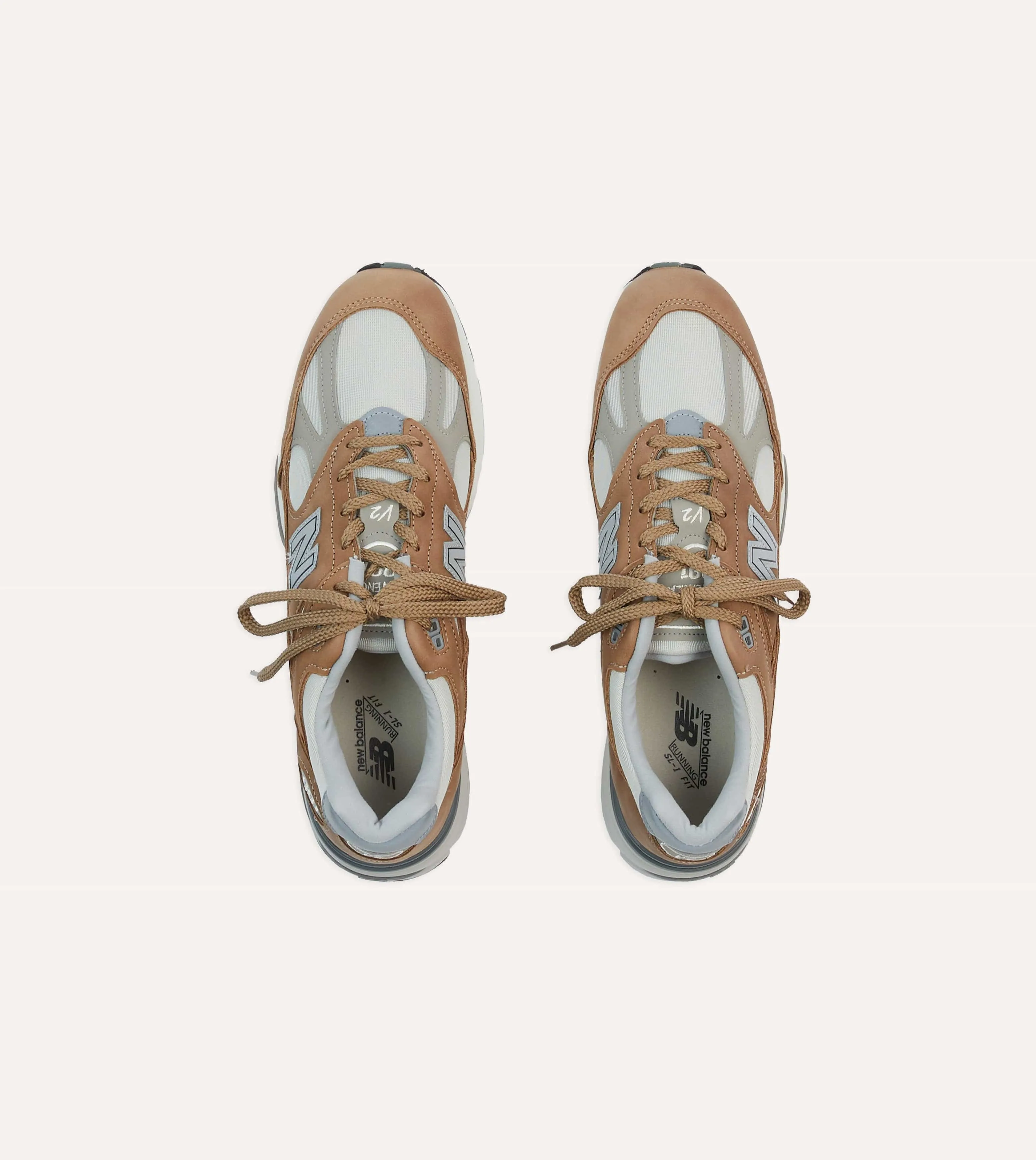 New Balance Coco Mocca Made in UK 991v2 Trainers sold by Drake's London product image thumbnail 4