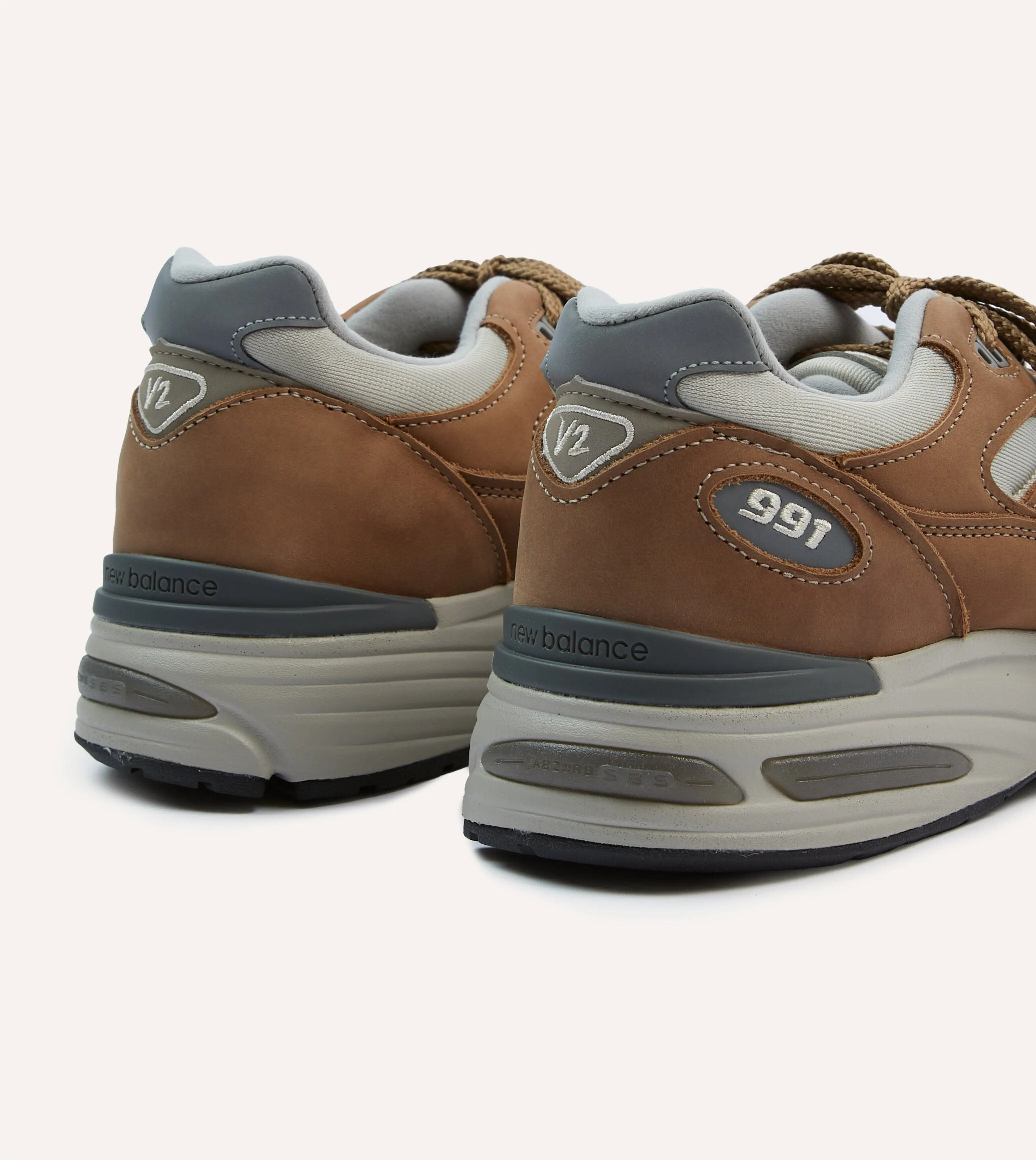 New Balance Coco Mocca Made in UK 991v2 Trainers sold by Drake's London product image thumbnail 5